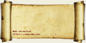 Emilija Sentić vizit kartica